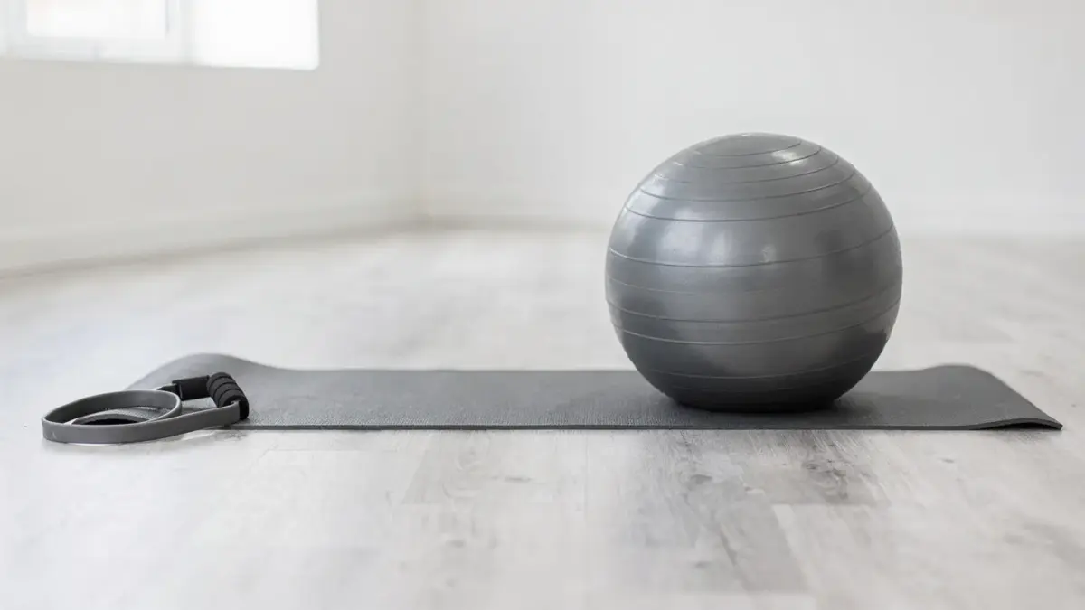 Physiotherapie-Setting mit ISG-Übungen zur Stabilisierung des Beckens