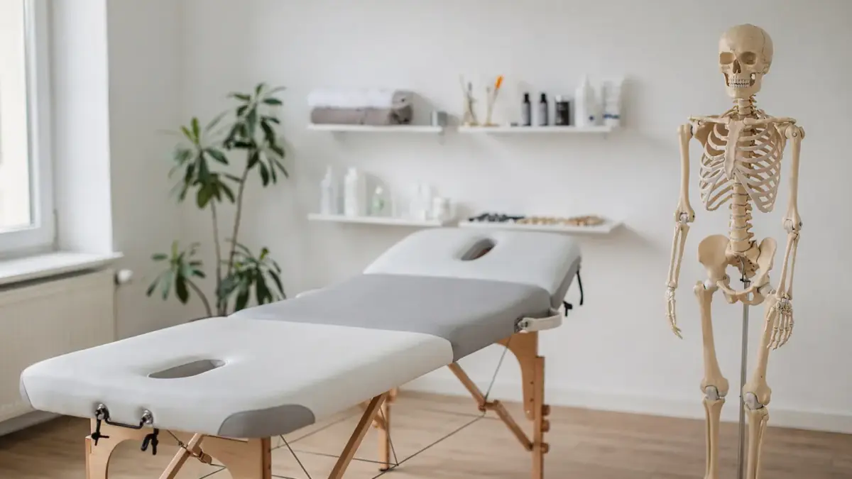 Behandlungsraum einer Osteopathie-Praxis in Deutschland zum Osteopathengehalt